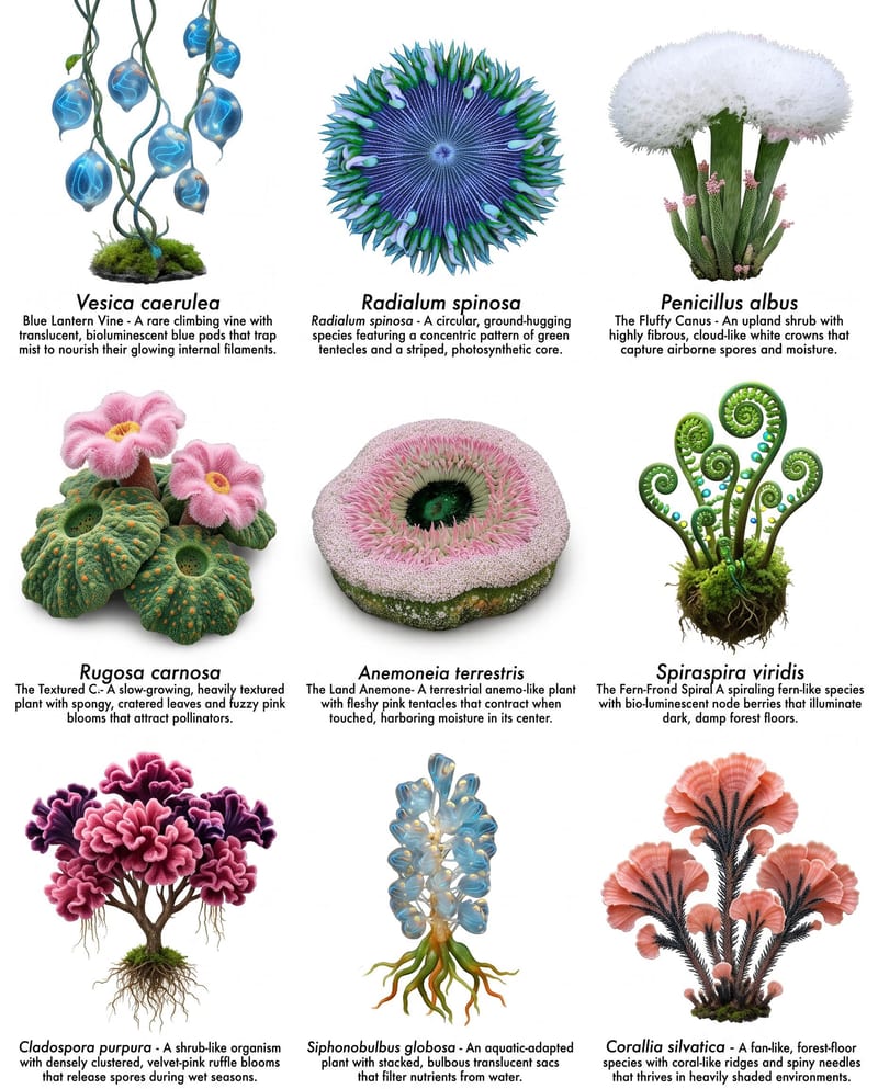 Flora Species Sheet