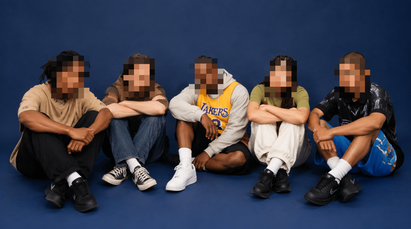 Pixelate faces in an image