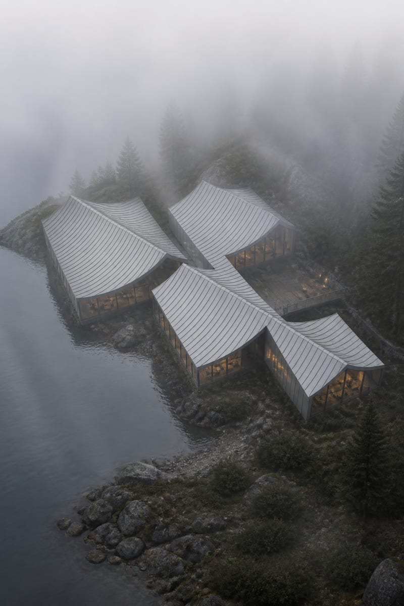 Moody Architecture Render
