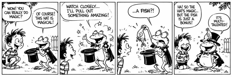 4-Panel Comic Storyboard