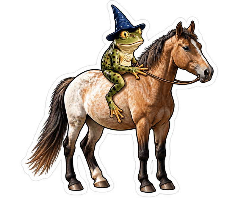 Cartoony Sticker