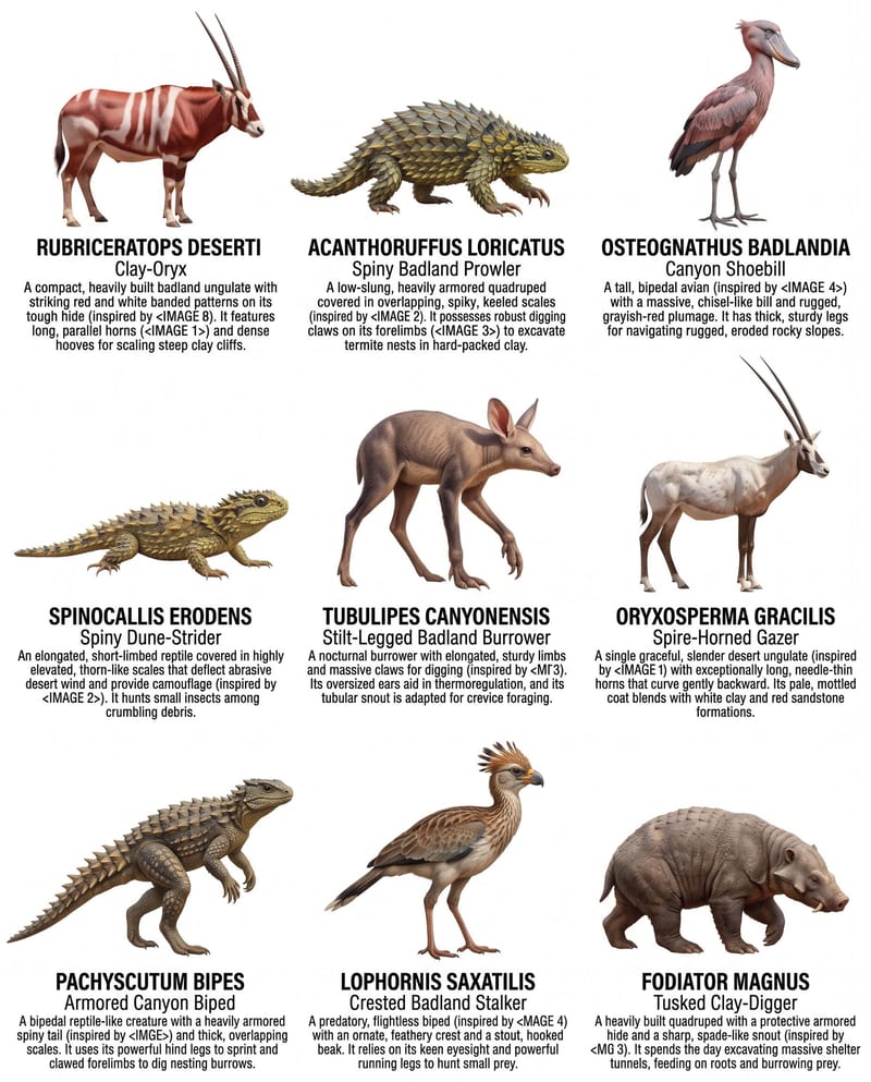 Fauna Species Sheet