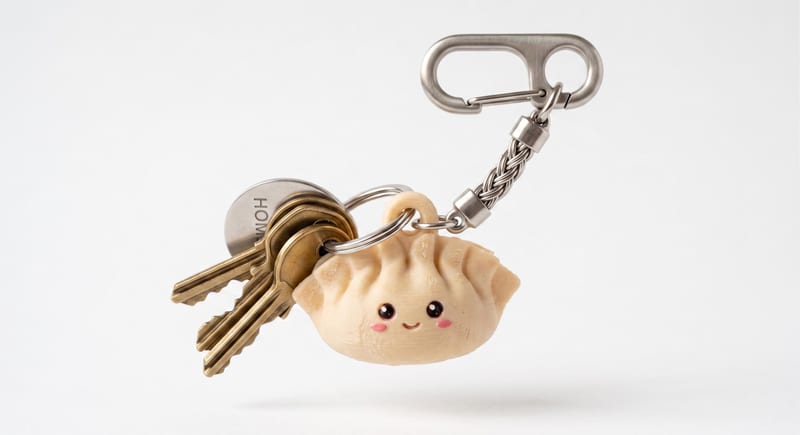 3D Cute Printable Charm or Keychain